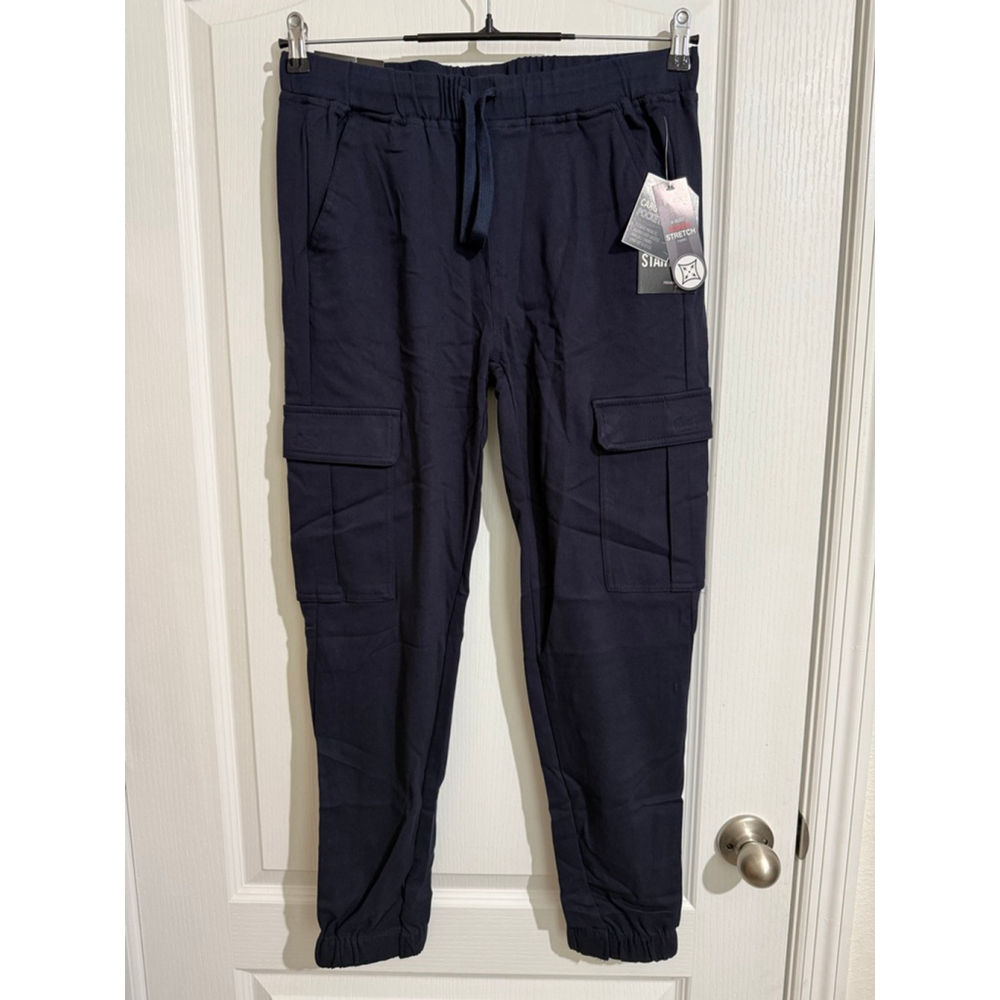 Men's Jump Start Navy Cargo Jogger Sweatpants Size M